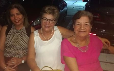 Martha Montealegre, la empresaria Gaby Ordoñez, y Blanca Gorrón